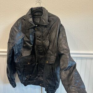 Vintage Napoline Leather Outfitters Genuine leather jacket